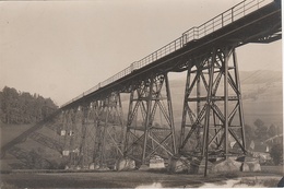 Foto Rohling AK Markersbach Eisenbahn Zug Brücke Viadukt Mittweida A Raschau Scheibenberg Schwarzenberg Vogel Erzgebirge - Markersbach