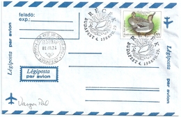 B7163 Hungary FDC Fauna Bird Duck Air Mail RARE - Canards