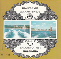 1973 Bulgaria Balkan Tourism Booklet Carnet Complete Unexploded  MNH - Unused Stamps