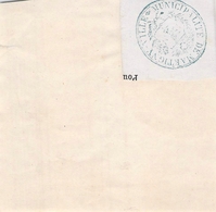 CACHET SUR FRAGMENT MUNICIPALITE DE MARTIGNY VILLE - Seals Of Generality