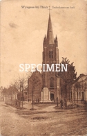 Gedenksteen En Kerk  - Wingene - Wingene