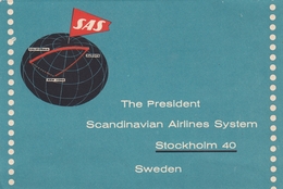 SAS Scandinavian Airlines Passenger Comments And Feedback Paper Form , Stationery - Artículos De Papelería