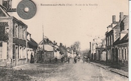 60 - Carte Postale Ancienne  De  RESSONS SUR MATZ   Route De La Neuville - Ressons Sur Matz