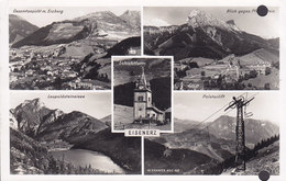 Austria PPC Eisenerz Schichtturm Polsterlift Leopoldsteinersee EISENERZ 1954 Echte Real Photo Véritable (2 Scans) - Eisenerz