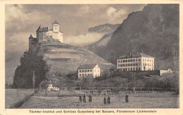 Töcher Institut Und Schloss Gutenberg Bei Blazers Fürstenturm Lichtenstein - Liechtenstein