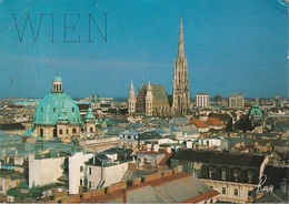 * Cartolina - Vienna - Wien - Blick Zum Stephansdom - Viag. 1990 Per Bergamo - Belvedere