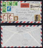 Japan 1970 EXPRESS Airmail Cover To SALZBURG Austria - Briefe U. Dokumente