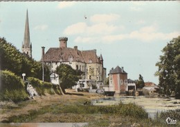 Delcampe - SAINT SAVIN SUR GARTEMPE  - Le Logis Abbatial Et Le Moulin Sur La Gartempe   CPM Dentelée - Saint Savin
