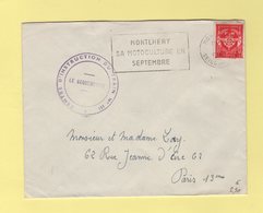 Centre D Instruction Du Train N°151 - Montlhery Sa Motoculture En Septembre - 1960 - Timbre FM - Military Postage Stamps