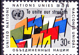 UN New York - Flaggen (MiNr: 105) 1961 Gest Used Obl - Gebraucht