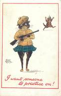 Ref Y391- Guerre 1914-18-illustrateurs -illustrateur Violet Roberts -chats - Chat Humanisé En Chasseur Ecossais -- - Weltkrieg 1914-18