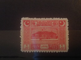 Turkey 1992 First Parliament House 3pi Red Mint SG 124 Mi 792 - Unused Stamps