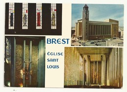 CARTE POSTALE  POUR  LA SUISSE  BREST  EDITIONS  JOS  SUPERBE + TP + FLAMME ILE DE SEIN 16/08/1985. - Brest