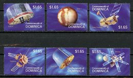 Espace 2000 - Dominique - Dominica - Caraïbes Y&T N°2601 à 2606 - Michel N°2896 à 2901 *** - Exploration Spatiale - Amérique Du Nord