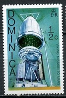 Espace 1976 - Dominique - Dominica - Caraïbes Y&T N°487 - Michel N°497 *** - 1/2c Sonde Viking - America Del Nord