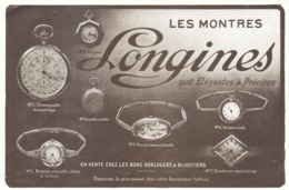 PUB MONTRES " LONGINES "   1914  ( 10 ) - Watches: Old