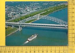 CPM  ETATS-UNIS, K.Y. LOUISVILLE : Vue Aérienne, Sherman Minton Bridge, Ohio River, New Albany - Louisville