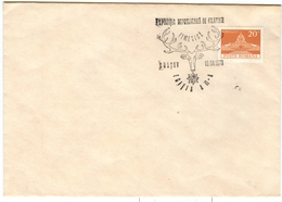 Edelhert Gewei Red Deer Antler Cerf élaphe Bois Cervidé 1979.04.10 Brasov Exposition Philatelic - Marcofilie