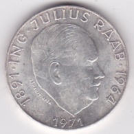 Autriche 50 Schilling  1971 Julius Raab, En Argent, KM# 2911 - Austria