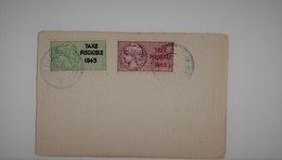 Timbres Fiscaux Fiscal Revenue Taxe Piscicole 1945 Et 1946 Sur Permis De Pêche - Revenue Stamps