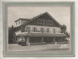 CPSM Dentelée - (74) BONNE-sur-MENOGE - Aspect Du Restaurant Baud Sur La Route D'Annecy, Evian, Geneve, Chamonix En 1961 - Bonne