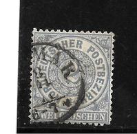 NDP Mi.Nr. 17/ NORDDEUTSCHER POSTBEZIRK , Weimar 8.11.  O - Used