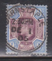 GREAT BRITAIN Scott # 136 Used - KEVII With Nice Barnstaple CDS - Ungebraucht