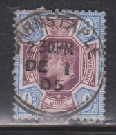 GREAT BRITAIN Scott # 136 Used - KEVII With Nice Barnstaple CDS - Unused Stamps