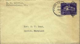 USA 1932 Cover With 3c Mount Vernon Postal Impression Used Federalsburg To Easton - 1921-40