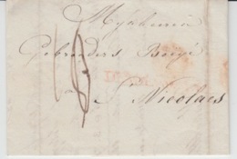 LAC Du 15/11/1827 De TERMONDE A SAINT NICOLAS - 1815-1830 (Hollandse Tijd)
