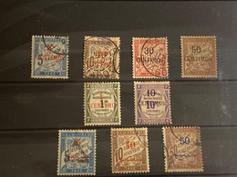 Marruecos Francés (tasas) Nº 1/4, 6/7, 10/12 .Año 1896/911. - Portomarken
