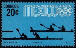 MEXICO 1967 - OLYMPIC GAMES MEXICO CITY '68 - CANOEING - MINT - Kanu