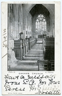 OAKHAM CHURCH / POSTMARK - OAKHAM (DUPLEX) / ADDRESS - PENZANCE, CHAPEL STREET (HOLBROOK) - Rutland