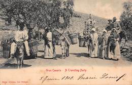 CPA Gran Canaria - A Travelling Party - 5 Juin 1903 - Gran Canaria