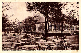 MÖLLENHORST B. GRÜNHEIDE : RESTAURANT STRAND-TERRASSE - BESITZER FRANZ HENNIG - ANNÉE / YEAR ~ 1930 (ad878) - Grünheide