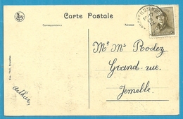 166 Op Kaart Stempel LA ROCHE (LUXEMBOURG) (VK) - 1919-1920 Roi Casqué