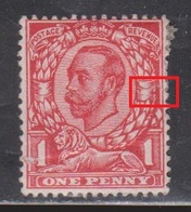 GREAT BRITAIN Scott # 154 MH - KGV - Pencil Marks On Back - Tear - Unused Stamps