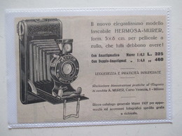 Théme Appareil Photo & Camera - Modèle HERMOSA MURER - Ancienne Coupure De Presse De 1927 (Italie) - Fotoapparate