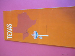 Carte Géographique/ Guide/TEXAS/ American Oil Company/Dallas / Houston/ USA/ 1969    PGC294 - América Del Norte