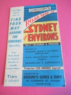 Carte Géographique/ Guide/AUSTRALIE/SYDNEY/ Sydney And Environs/ Gregory's Guides & Maps/ 1964   PGC295 - Sonstige & Ohne Zuordnung