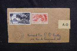 OCÉANIE - Oblitération Papeete Annexe N°1 Sur Fragment En 1958 - L 52559 - Covers & Documents