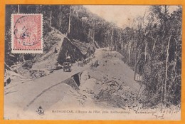 1902 - PIQUAGE DOUBLE Sur YT 67 (zébu Et Arbre Du Voyageur) Sur CP De Tananarive, Madagascar à Saint Mandé, France - Lettres & Documents