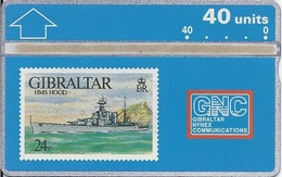 GIBRALTAR - STAMP - HMS HOOD - Gibilterra