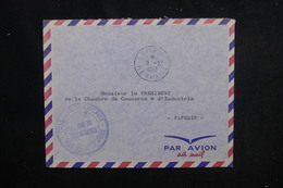 POLYNÉSIE - Enveloppe En Franchise De Uturoa Pour Papeete En 1963 - L 52642 - Cartas & Documentos