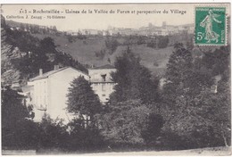 Loire : ROCHETAILLEE : Usines De La Vallée Du Furen Et Perspective Du Village - Rochetaillee