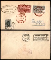 PRIMI VOLI - 1926 (1 Aprile) - S.I.S.A. - Linea Trieste Torino - Volo Interrotto Venezia Torino (Longhi 1461 - Sass. 55e - Sonstige & Ohne Zuordnung