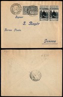 PRIMI VOLI - 1927 (1 Marzo) - S.A.N.A. - Servizio Postale - Volo Napoli Genova (Longhi 1695 - Sass. 82) - Sonstige & Ohne Zuordnung