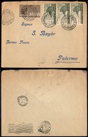 PRIMI VOLI - 1927 (12 Marzo) - S.A.N.A. - Servizio Postale -Volo Napoli Palermo - Non Catalogato - Other & Unclassified