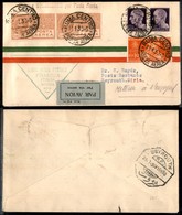 PRIMI VOLI - 1930 (19 Gennaio) - A.U.L.O. - Linea Marsiglia Beyrouth - Roma Beyrouth (Longhi 2058 - Sass. 173a) - 10 Vol - Otros & Sin Clasificación