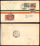 PRIMI VOLI - 1930 (19 Gennaio) - A.U.L.O. - Linea Marsiglia Beyrouth - Vaticano Castelrosso (Longhi 2063 - Sass. 173h) - - Other & Unclassified